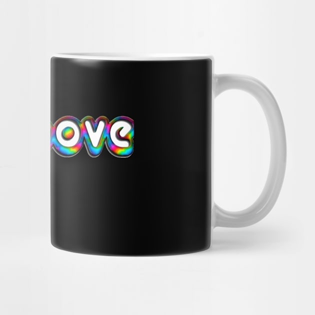 ColorGroove Logo Retro-Rainbow-Tube nostalgia (wf) by Blackout Design